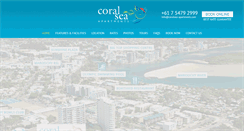 Desktop Screenshot of coralsea-apartments.com